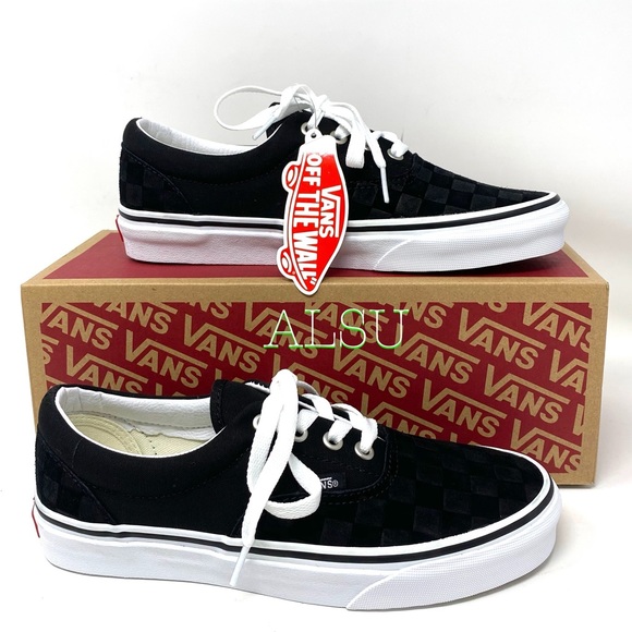 VANS Era Deboss Checker Black Women’s Sneakers - Picture 3 of 9